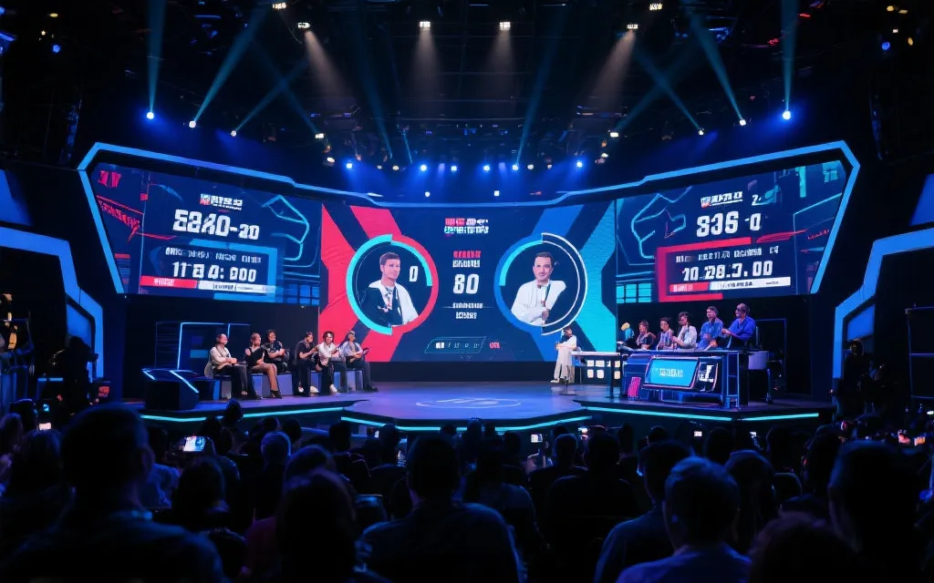 直播现场与实时结果数据